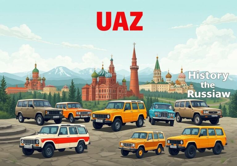 Узнайте об истории и эволюции автомобилей УАЗ в России: от первых моделей до современных внедорожников, их значении и изменениях в дизайне.